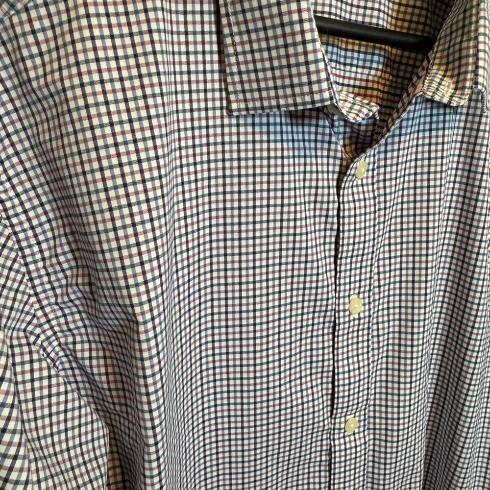 UNTUCKit ‎ Erbach Pink Men's Long Sleeve Shirt  Small Plaid XXXL - Picture 8 of 10